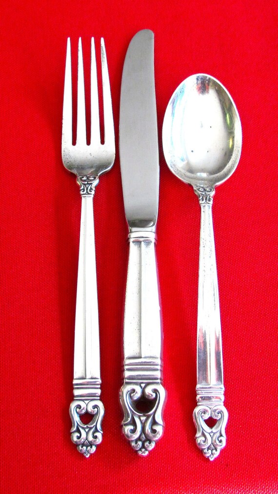 Set of 3 pieces Nice International Sterling Silver