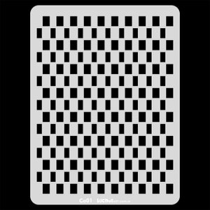 Carbono Fiber rectangular shape Brand New Stencil, Template, Plantilla, Washable, Car decor, Motorcycle Helmet  Craft, Art, Airbrush Ca01