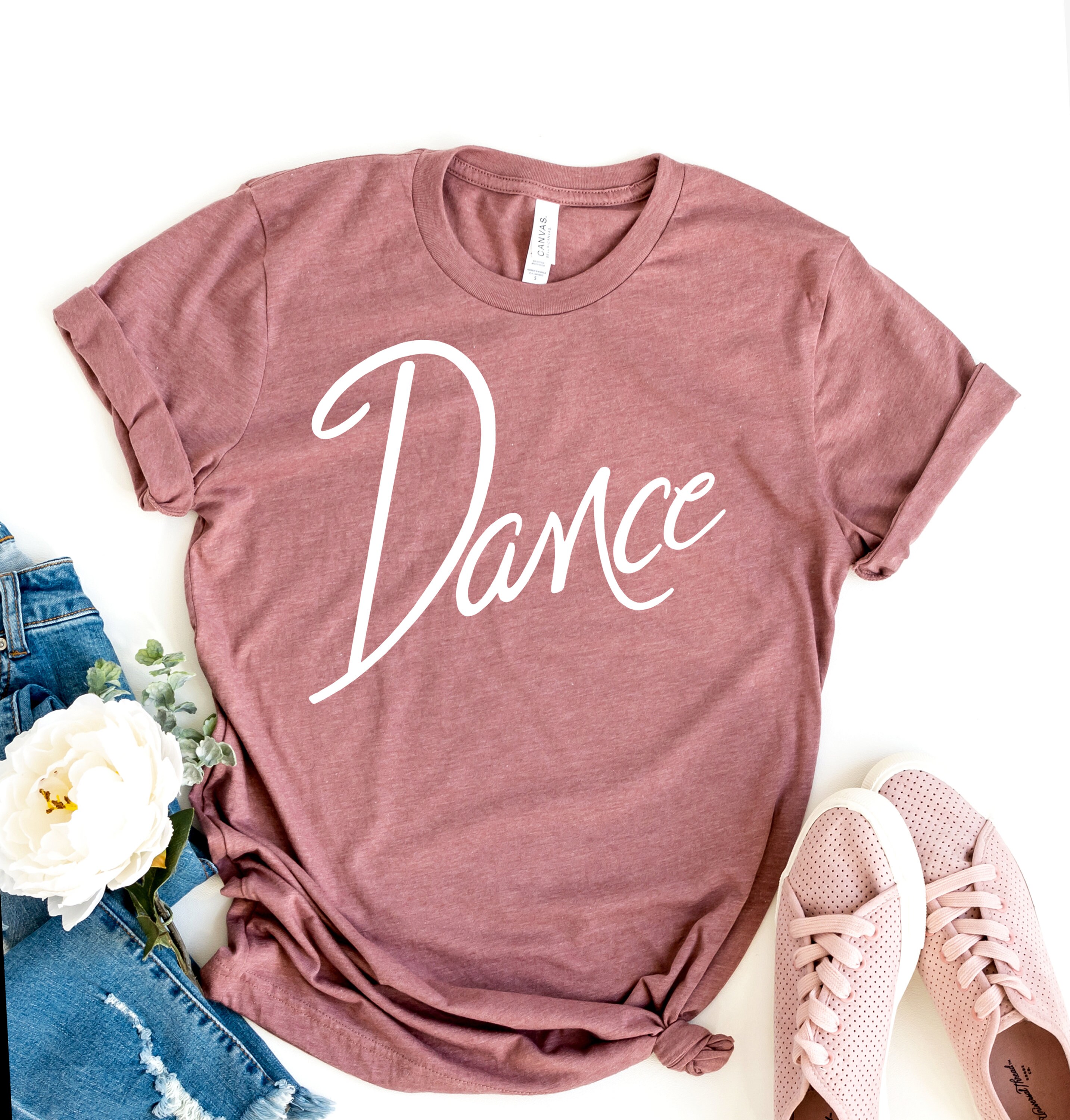 Dance Shirt. Dance Crew Neck Tee. Dance Enthusiast Gift. Dance Etsy