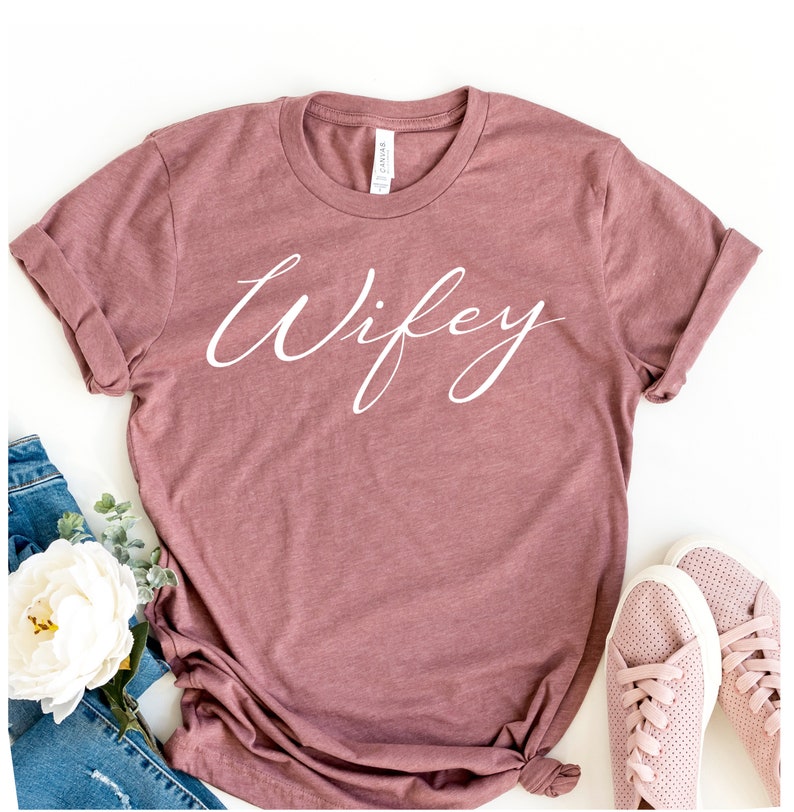 Wifey T-shirt Wifey Shirt Bride Shirt Gift for Bride Mrs - Etsy