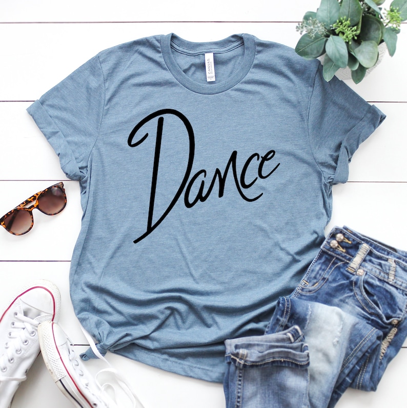 Dance Shirt. Dance Crew Neck Tee. Dance Enthusiast Gift. Dance Etsy