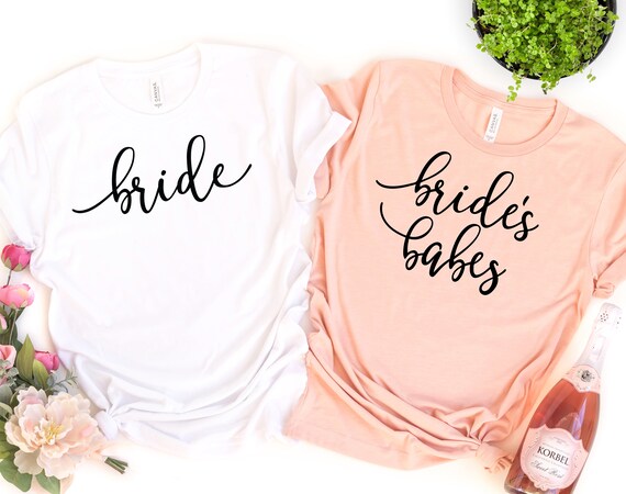 etsy bridesmaid shirts
