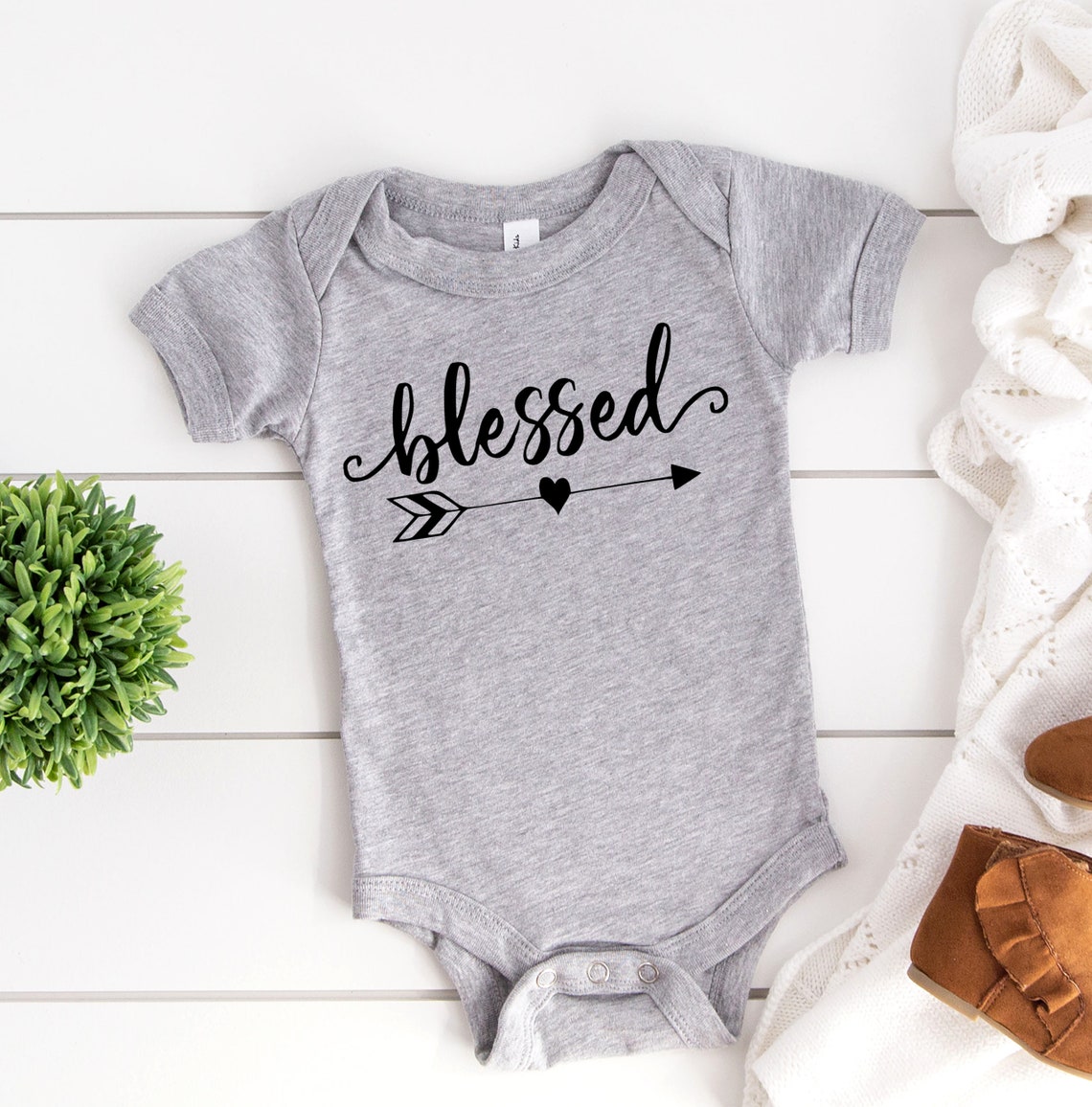 Blessed Baby Onesie® Blessed Infant Bodysuit Baby Shower Etsy