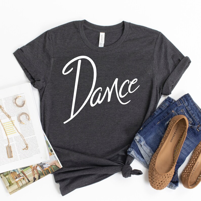 Dance Shirt. Dance Crew Neck Tee. Dance Enthusiast Gift. Dance Etsy