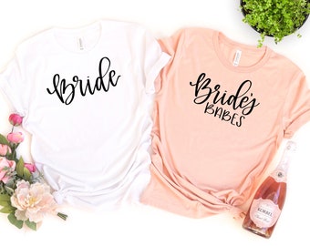 Bride Shirt, Brides Babes Shirts, Bachelorette Shirts, Bridesmaid Shirts, Wedding Party Shirt, Bride Tee, Bride, Bachelorette Party Tshirts