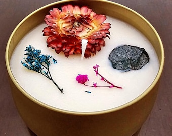 Coconut/Jazmin/Lavander Scented Candle Personalized Exclusive Hand Poured with Natural Essences 100% Soy Candle 7 Oz Pre Order Available