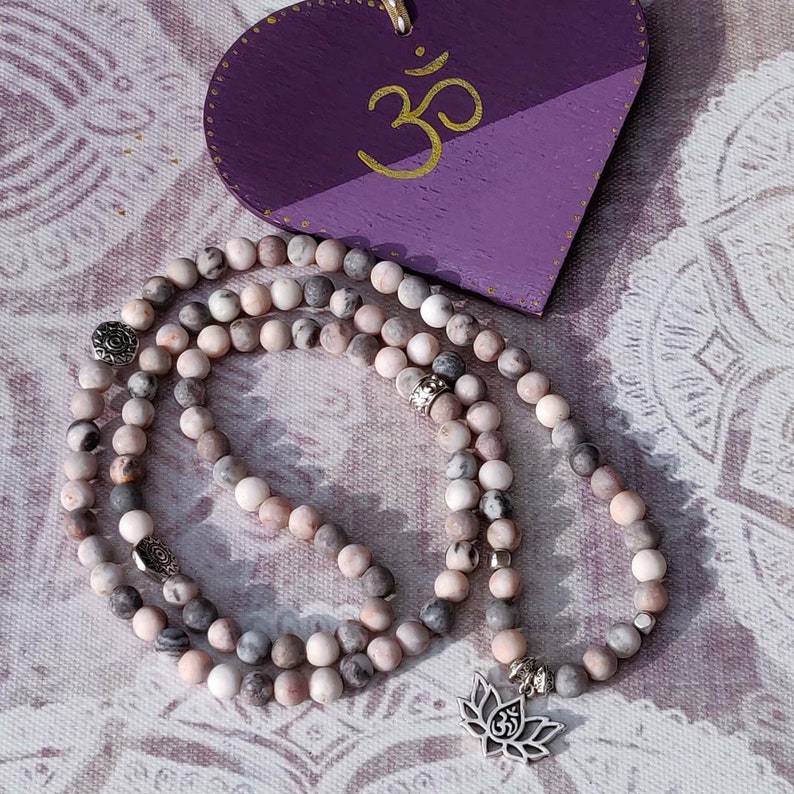 AURA PROTECTION Mala Bracelet 108 Mala Beads Women's Etsy UK