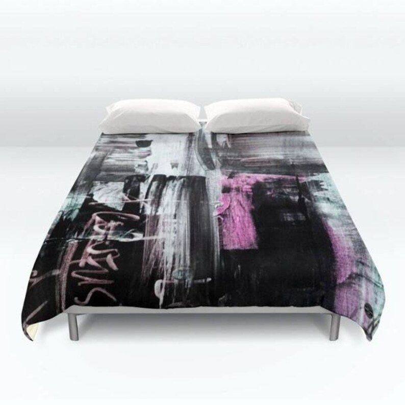 Bed Duvet Cover Home Decor Housewarming Gift Abstract Art Image 0