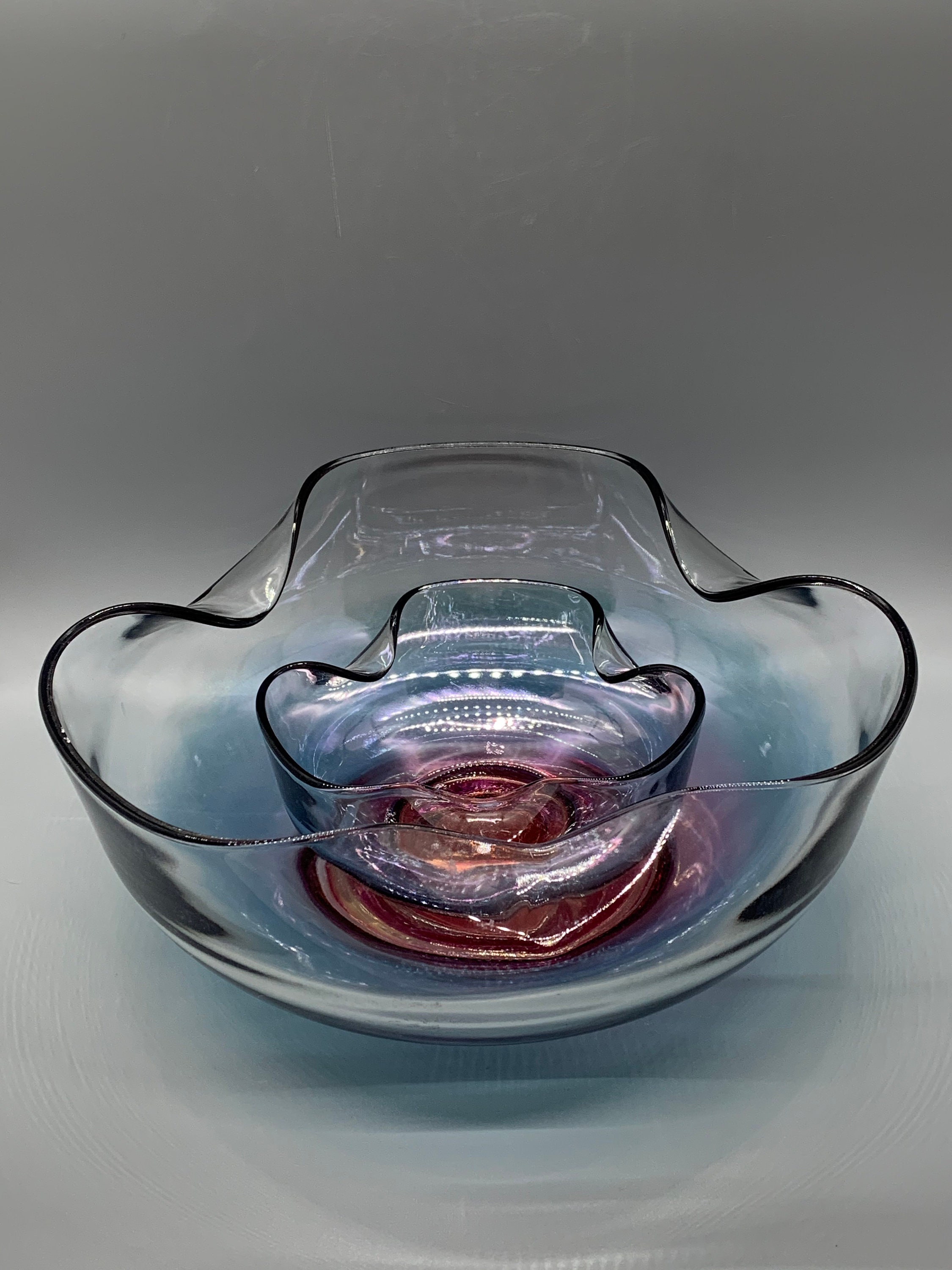 Kitchen & Dining Home & Living Retro Snack Bowl Vintage Glass Chip and