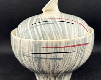 Vintage Hiawatha pattern by National Brotherhood Primrose China Sugar Bowl