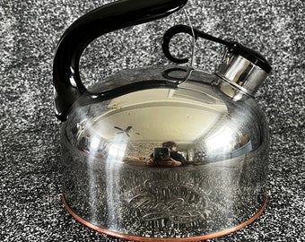 Vintage Paul Revere ware teakettle -  whistling