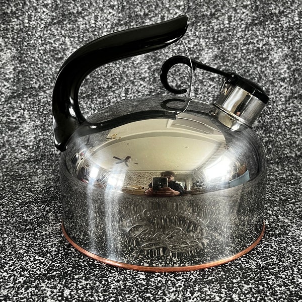 Vintage Paul Revere ware teakettle -  whistling