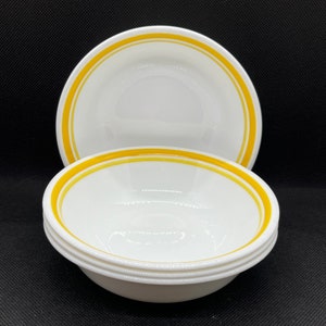 Vintage CORELLE bowls Citrus Pattern Set of 4