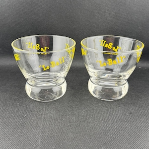 Vintage Whiskey Lo-ball glasses set of 2