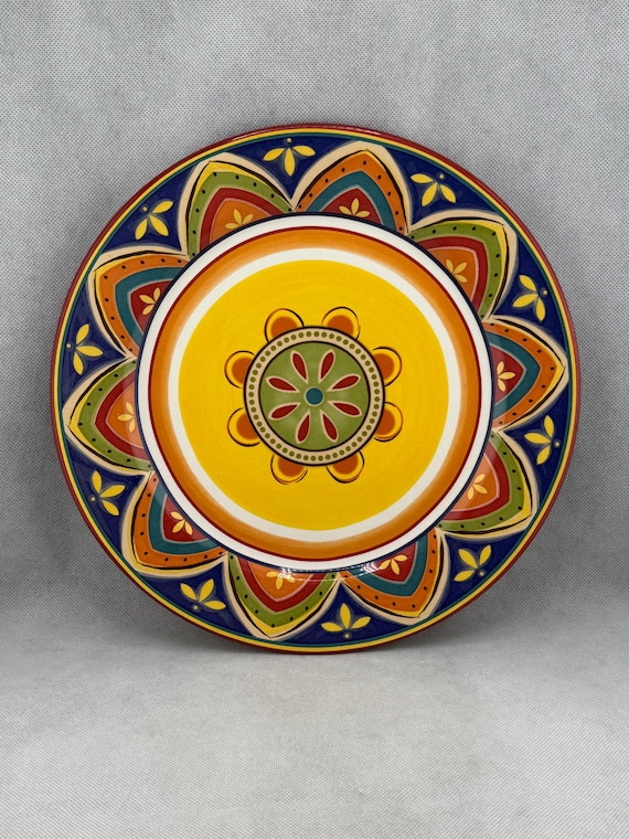 Vintage Pier One Mexicali Dinner Plate