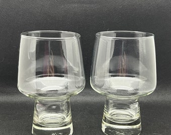 Vintage Beer Glasses Libbey - Steiners 16 oz Glass - Clear