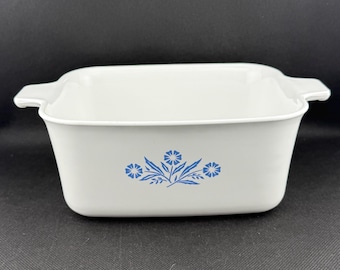 Vintage CorningWare Blue Cornflower Casserole Dish