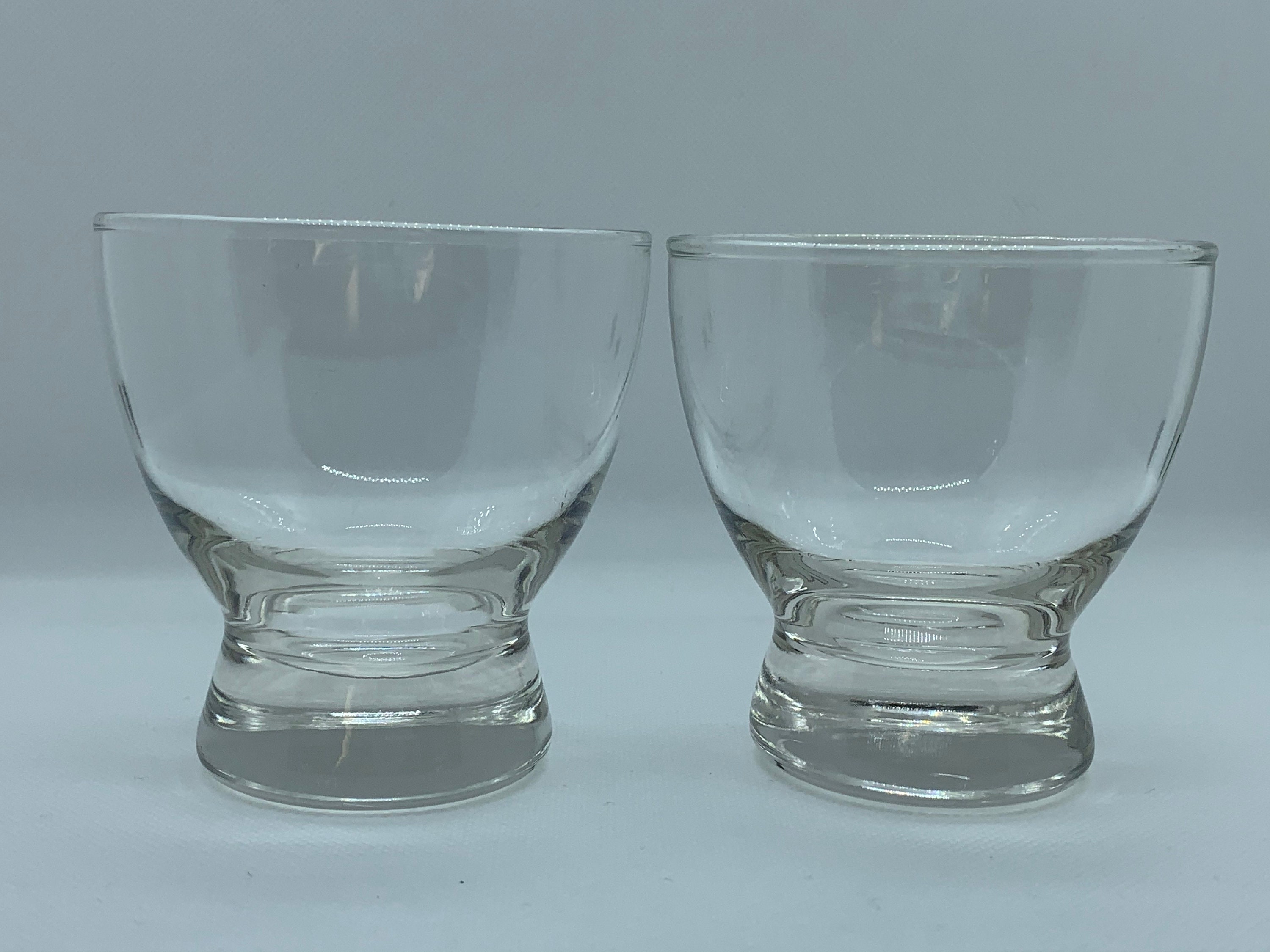 Clear cocktail glasses set of 2 Etsy