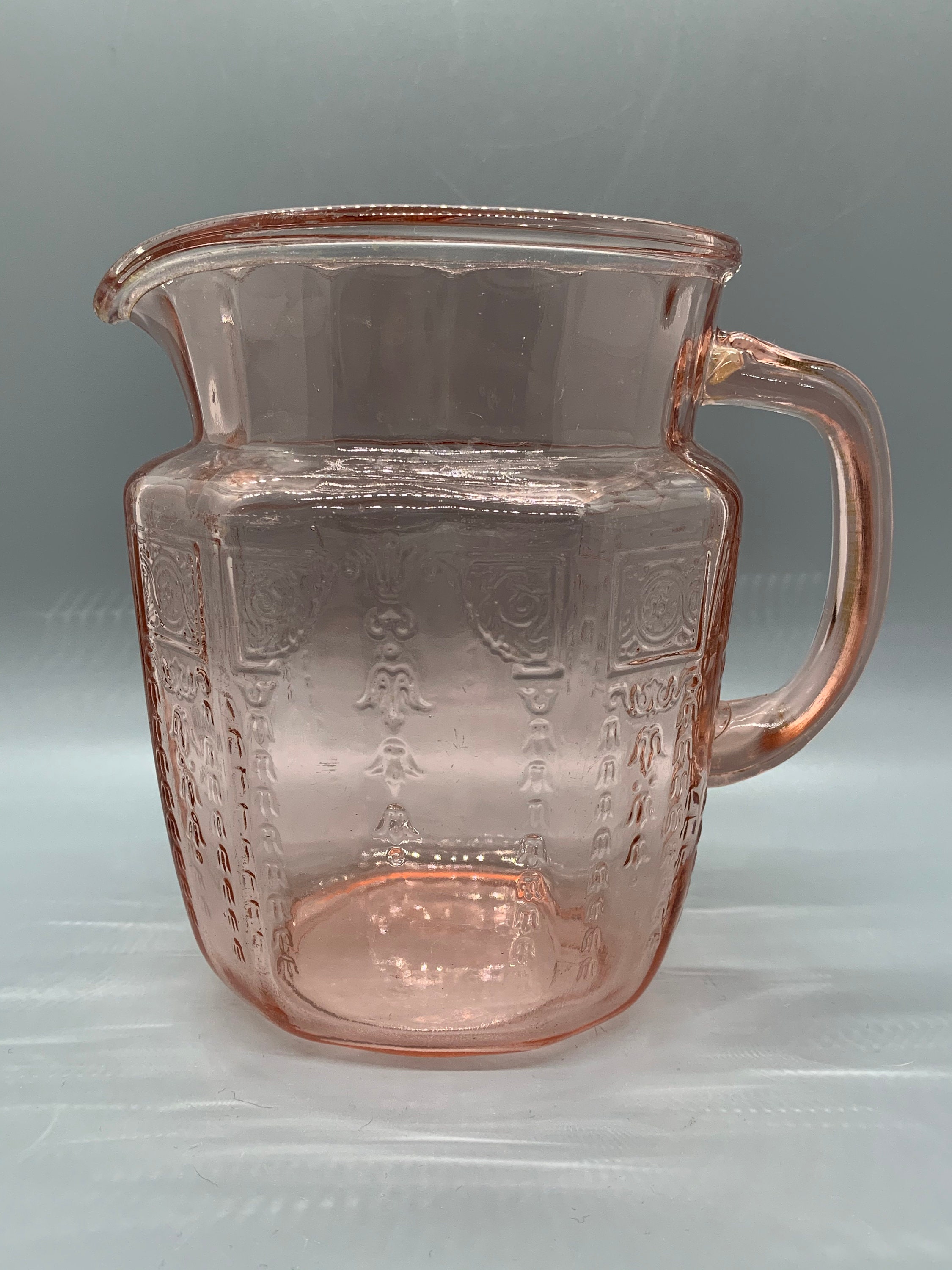 Anchor Hocking Princess Pattern Pink 6 Depression Glass Etsy
