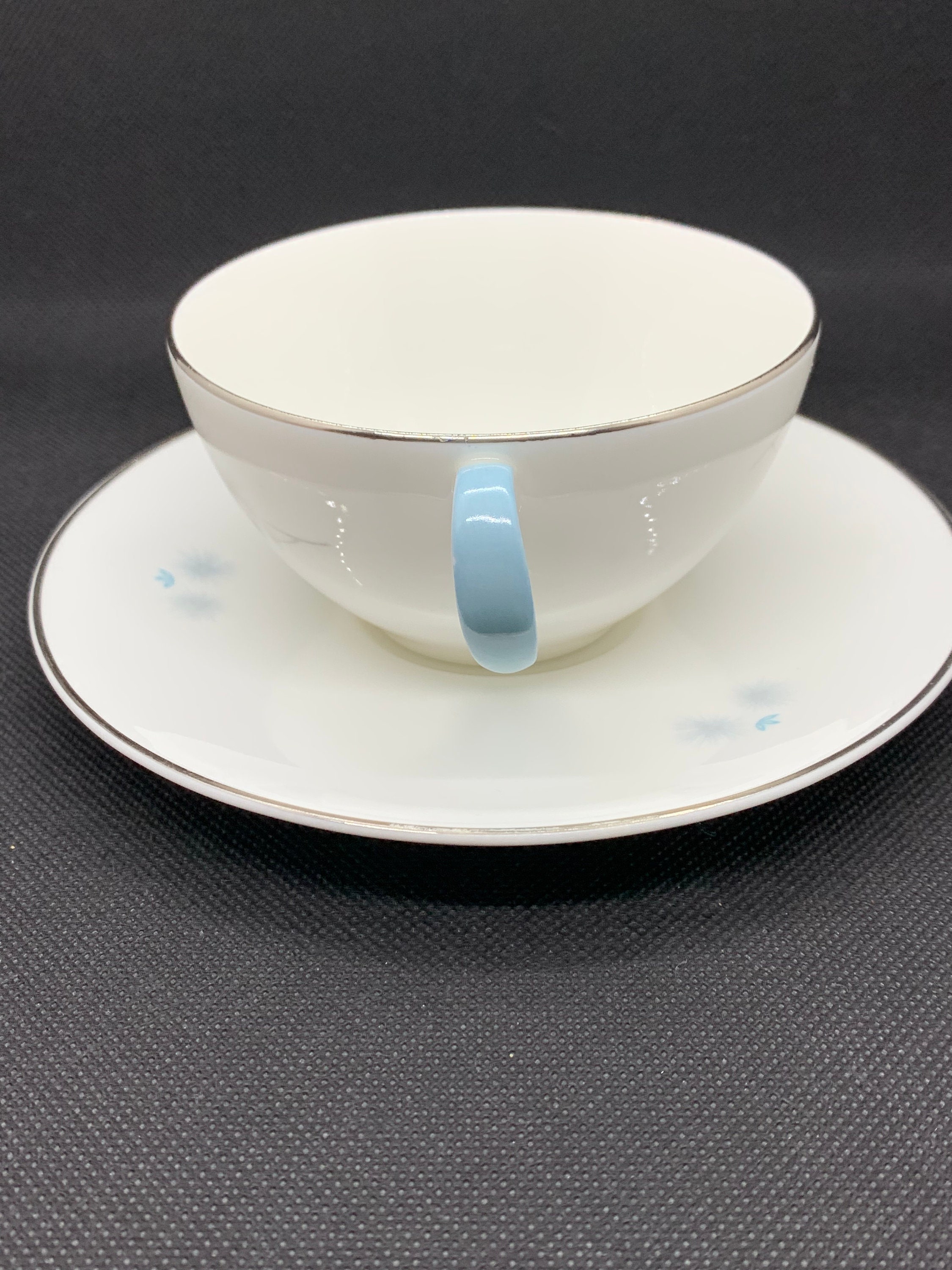 Royal Doulton China Thistledown Pattern Cup Saucers Bread Etsy