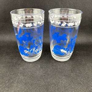 Hazel Atlas Printed Glasses - Etsy