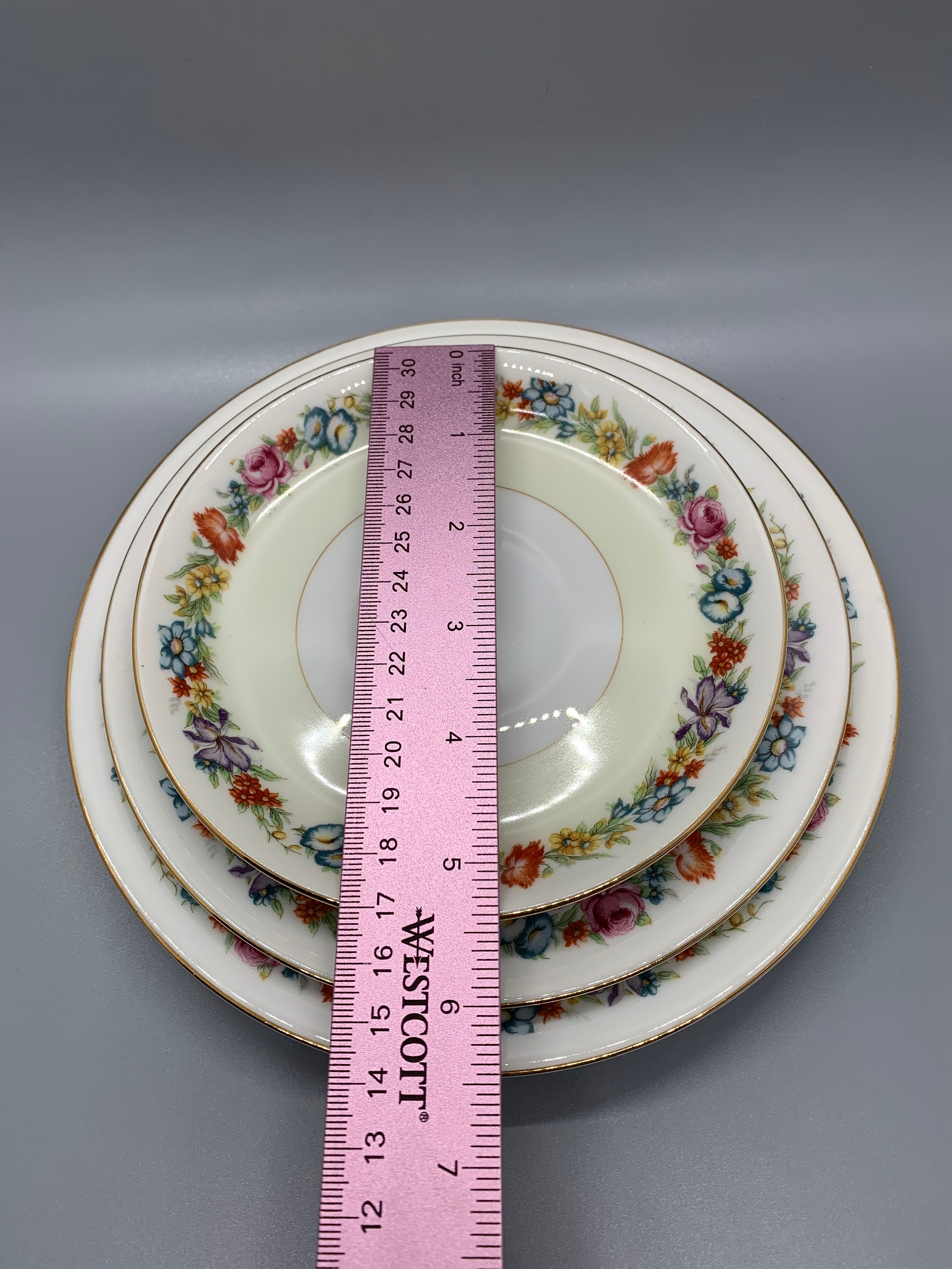 Narumi China Flower Garden Pattern Made in Occupied Japan Etsy