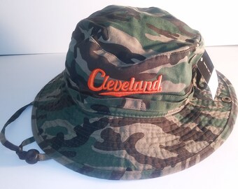 cleveland browns bucket hat with string
