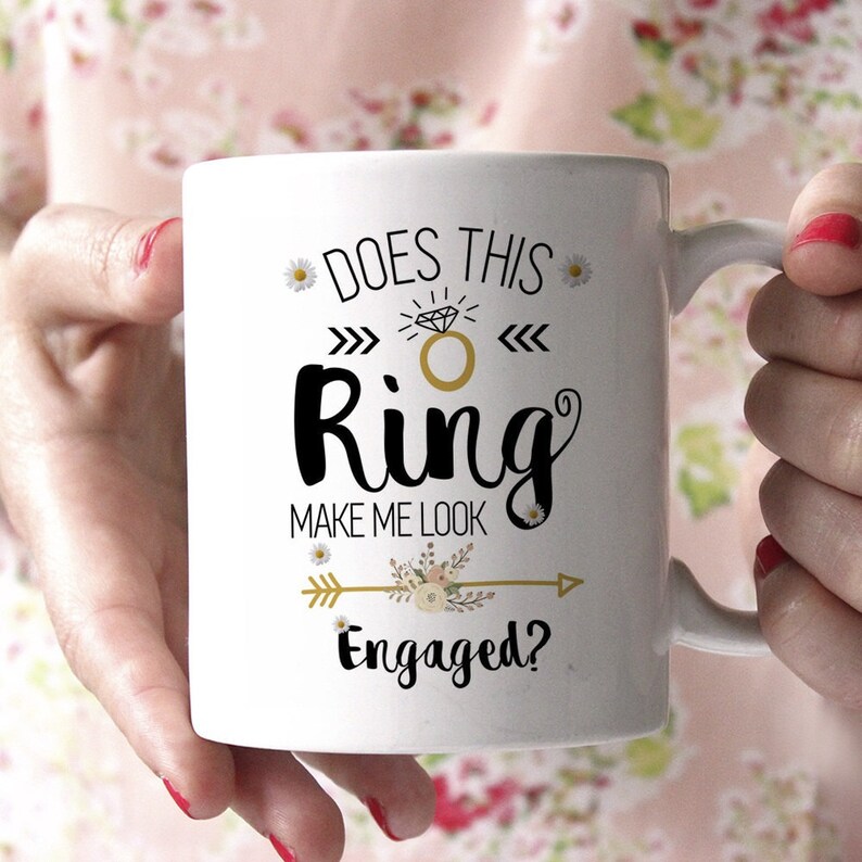 Engagement Mugs Engagement Mug Set Engagement Mug Etsy