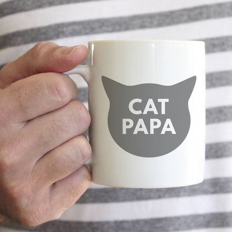 Cat Dad Mug Cat Dad Cat Lover Gift Etsy