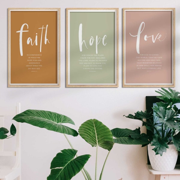 Bible Verse Wall Art - Etsy