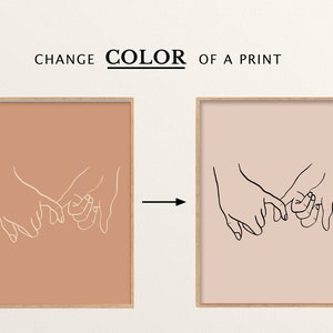 Custom Color Print Change, Personalized Art, Custom Printable Art, Gift for Couple, Custom Wall Art, Personalized Gifts, Custom Wedding Gift