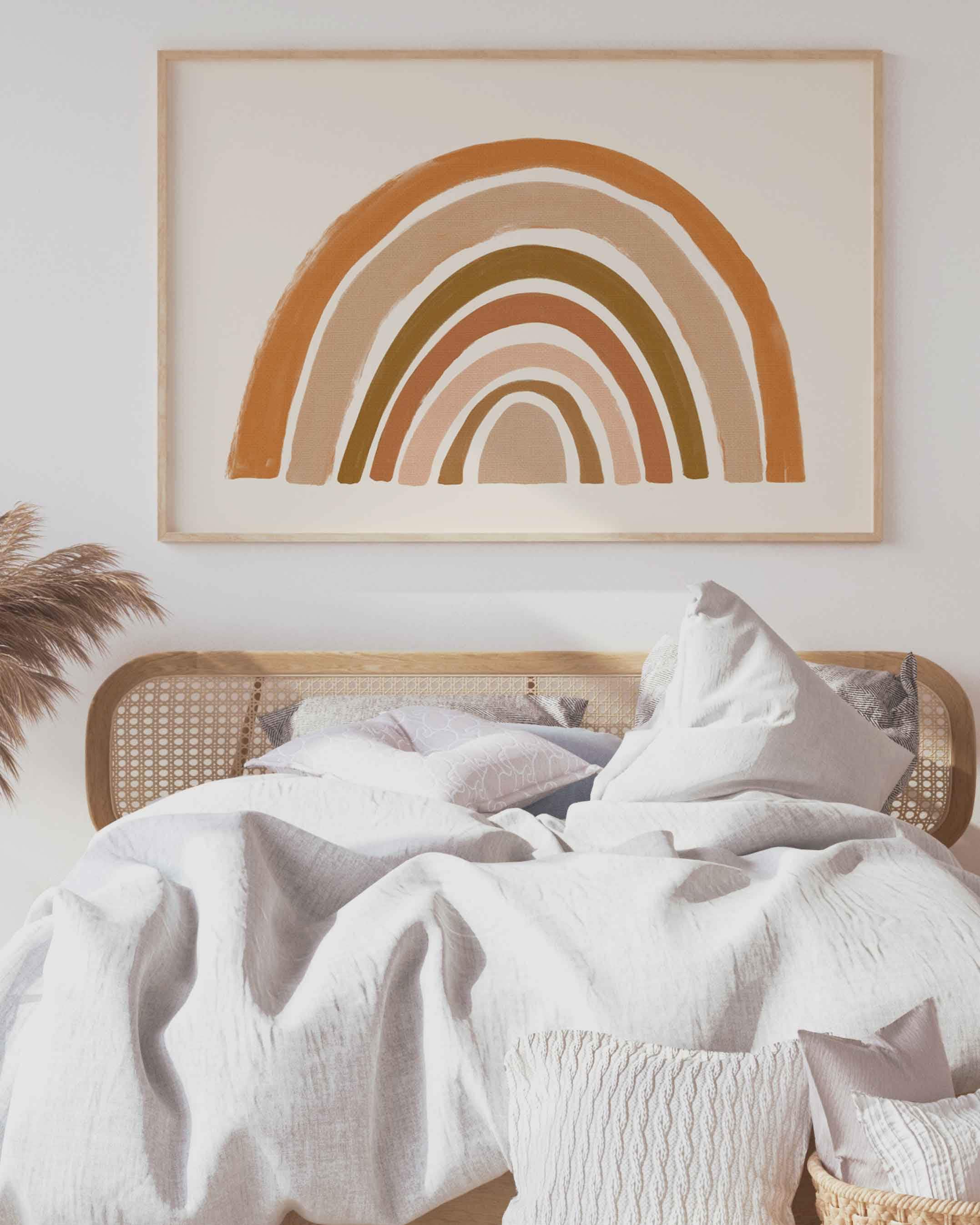 Boho Rainbow Print, Printable Wall Art Decor, Classroom Wall Decor ...