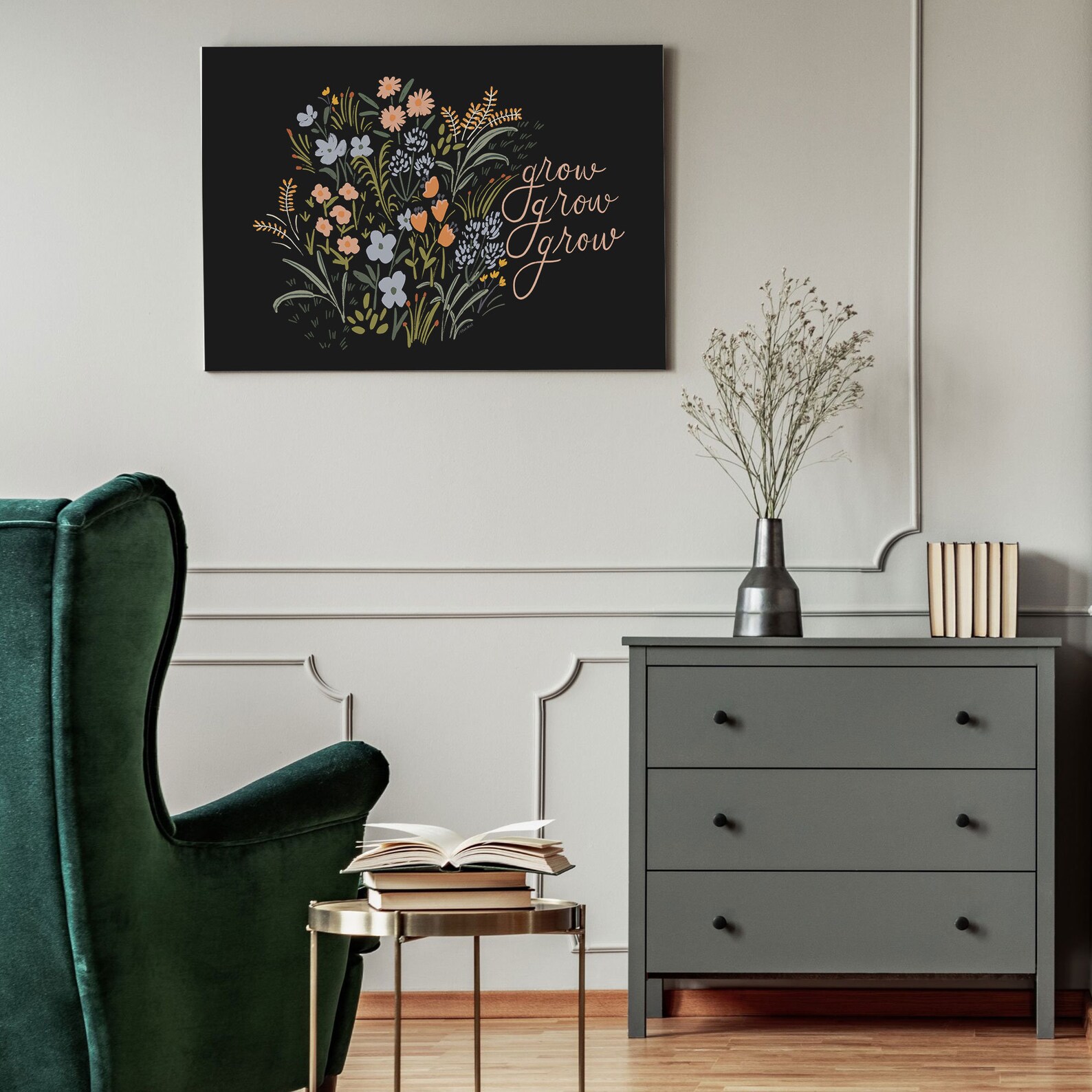 Flower Print Wildflower Fields Wall Art Quote Print Etsy