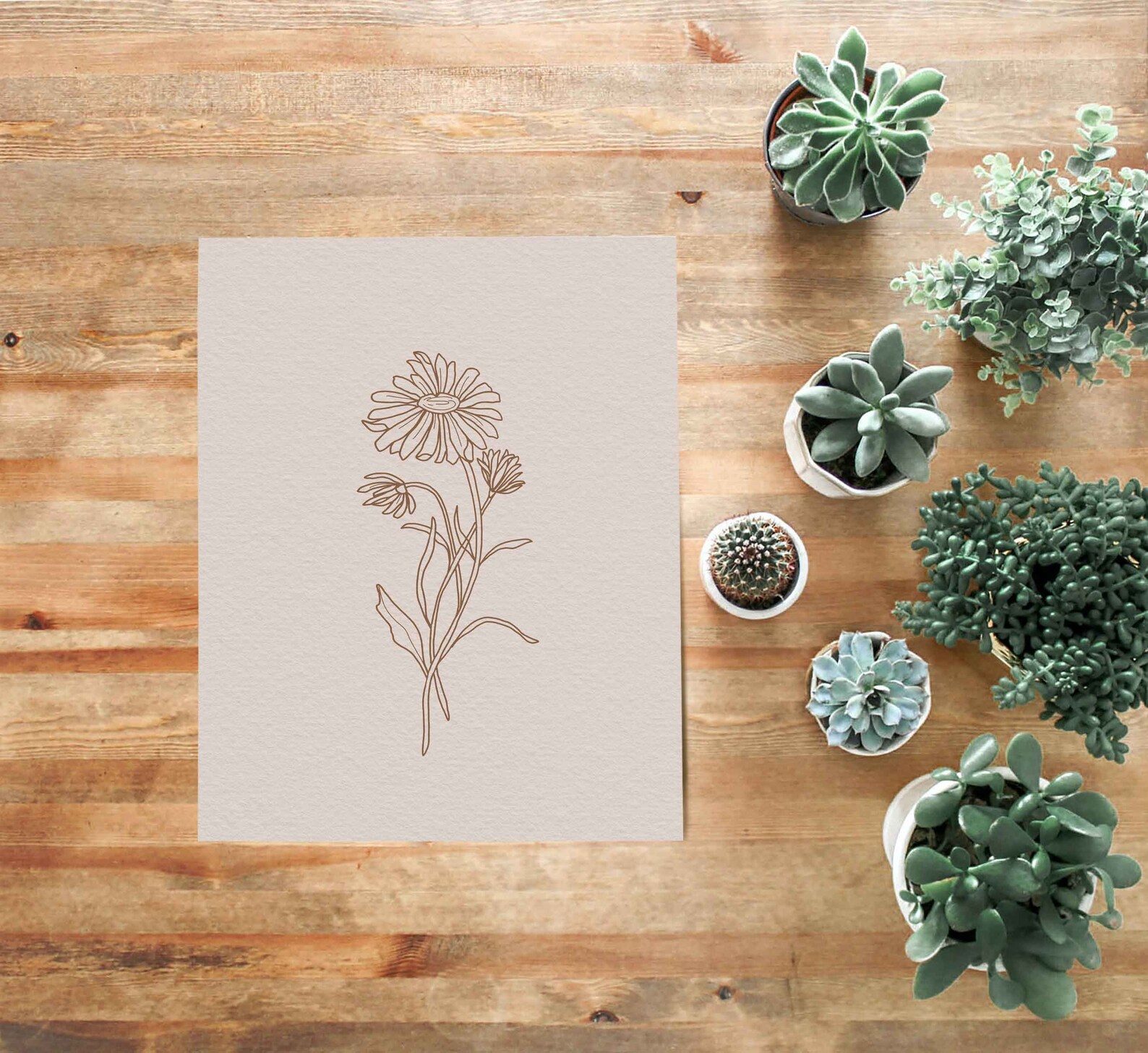 Flower Art Print Set of 2 Gallery Wall Set Floral Printable Etsy