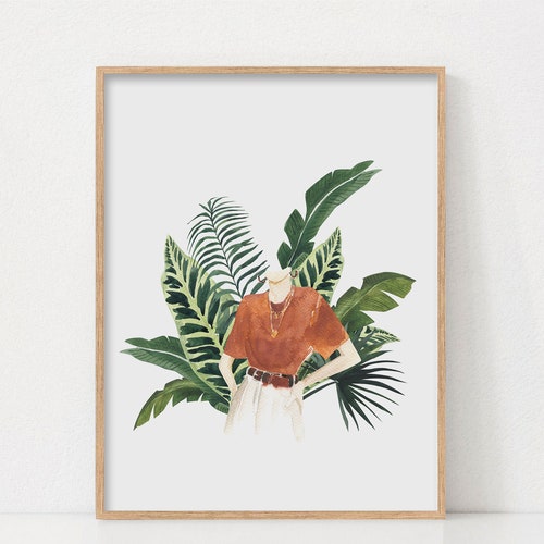 Botanical Wall Art Printable Monstera Plant Wall Art for Etsy Australia