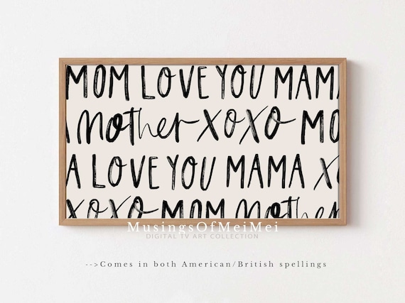 Samsung Tv Art, Mothers Day Decor, Frame Tv Art, Minimalist Home Decor, Samsung Frame Tv Art, Digital Download, Mothers Day Tv Art, Spring