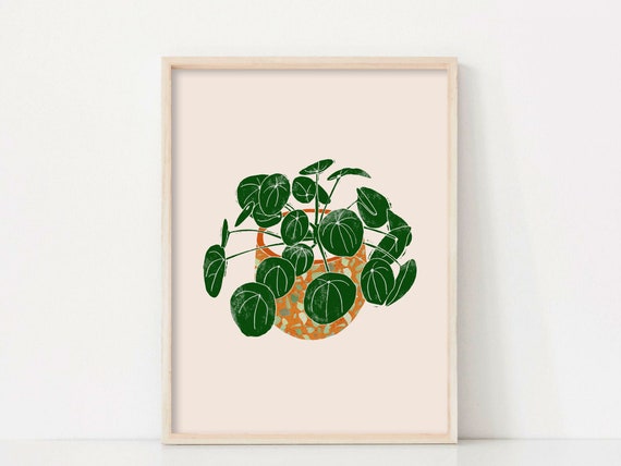 House Plant Art Print Printable Botanical Art Decor House | Etsy