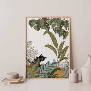 Cat Gallery Wall Art Set of 16, Black Cat Wall Art, Cat Wall Decor ...