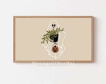 Samsung Frame Tv Art Halloween, Plant Lover Halloween Tv Art, Instant Download, Frame Tv Art, Digital Download for Samsung Frame TV,