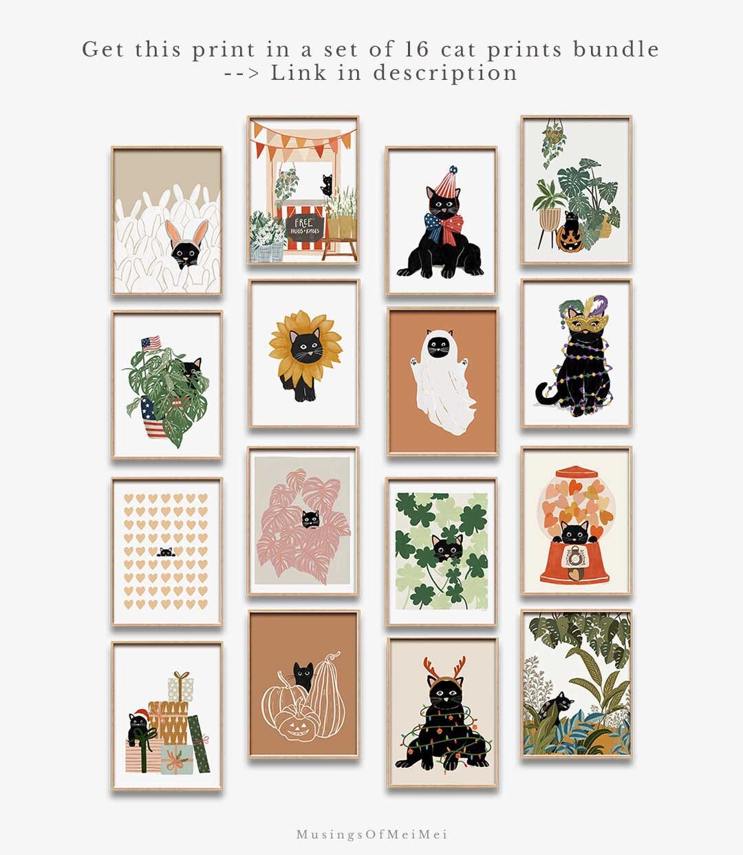 peeking black cat poster, cute cat print, home decor,... Black Cat Art, Peekaboo Cat Wall Art, Cat Poster for Cat Moms, Cute Cat ...