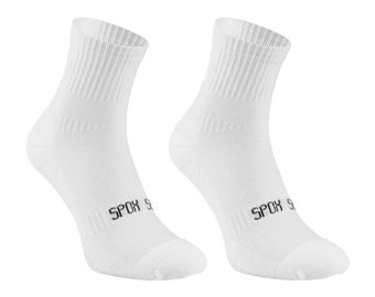 Running WHITE socks | sports running socks with extra athletic features