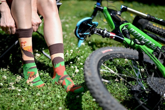 Calcetines de BTT para ciclismo de montaña calcetines de - Etsy