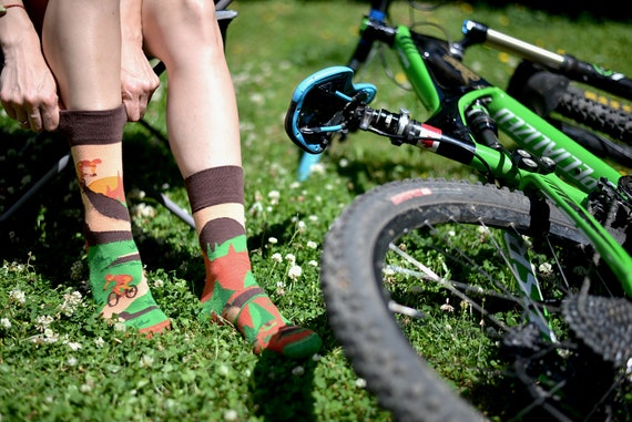 Calcetines de BTT para ciclismo de montaña calcetines de - Etsy