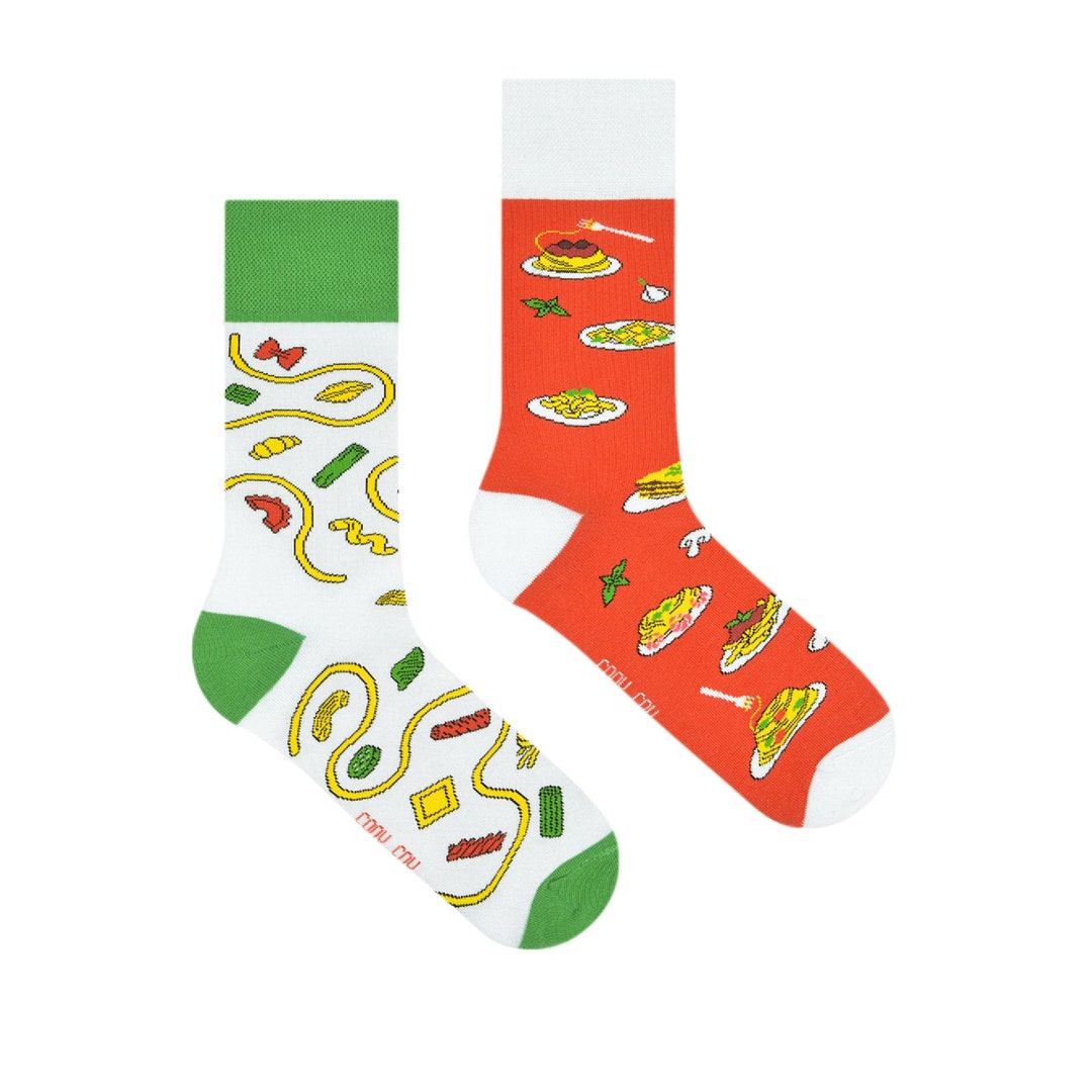 Spaghetti Socks Pasta Socks Cooking Socks Italian Socks Etsy