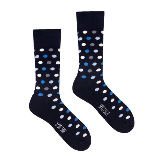 Happy Socks Patterned Blue Socks