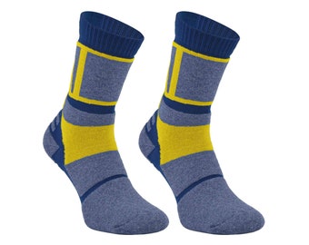 Trekking socks with COOLMAX | Hiking socks | Climbing socks | Mountain trip socks | Mountaineering socks | sport socks