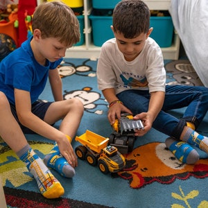 Little constructor kids socks mismatched socks for kids funny socks for children image 5