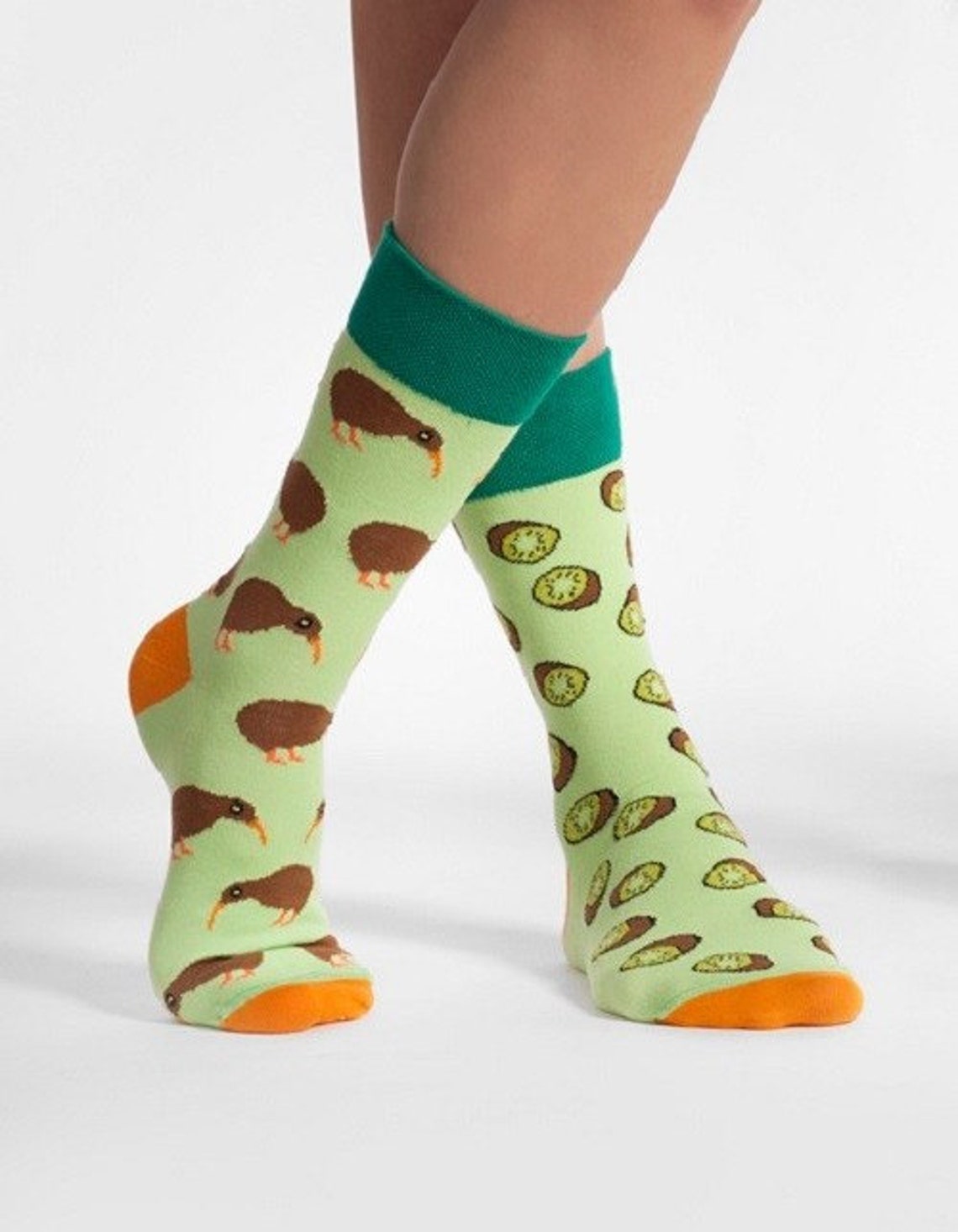 Kiwi Socks Men Socks Colorful Socks Cool Socks - Etsy