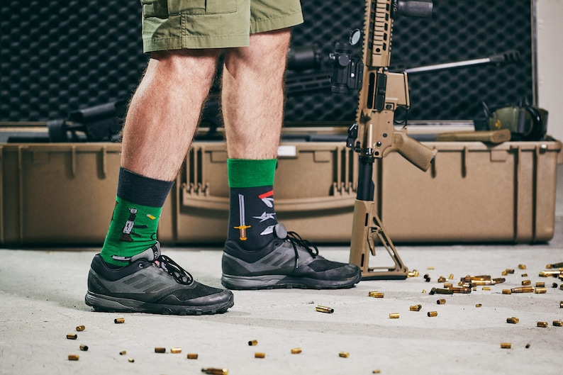 Guns & Knives Socks Weapons Socks Military Socks Etsy