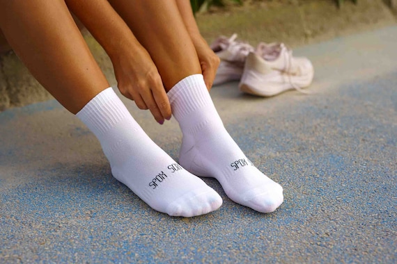 Calcetines para correr BLANCO Deportivos calcetines de verano calcetines  blancos calcetines deporte calcetines de entrenamiento -  México